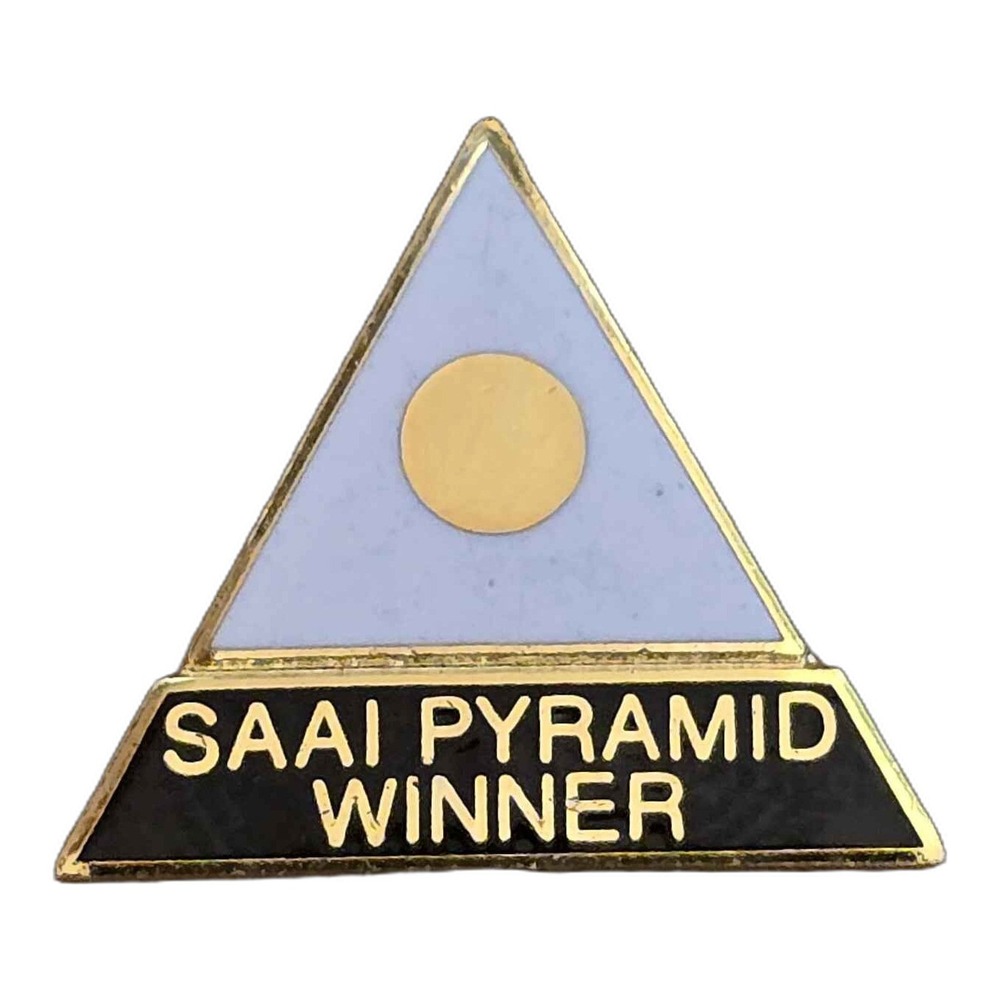 Sigma Alpha Iota Pyramid Winner Lapel Vest Hat Pin K28